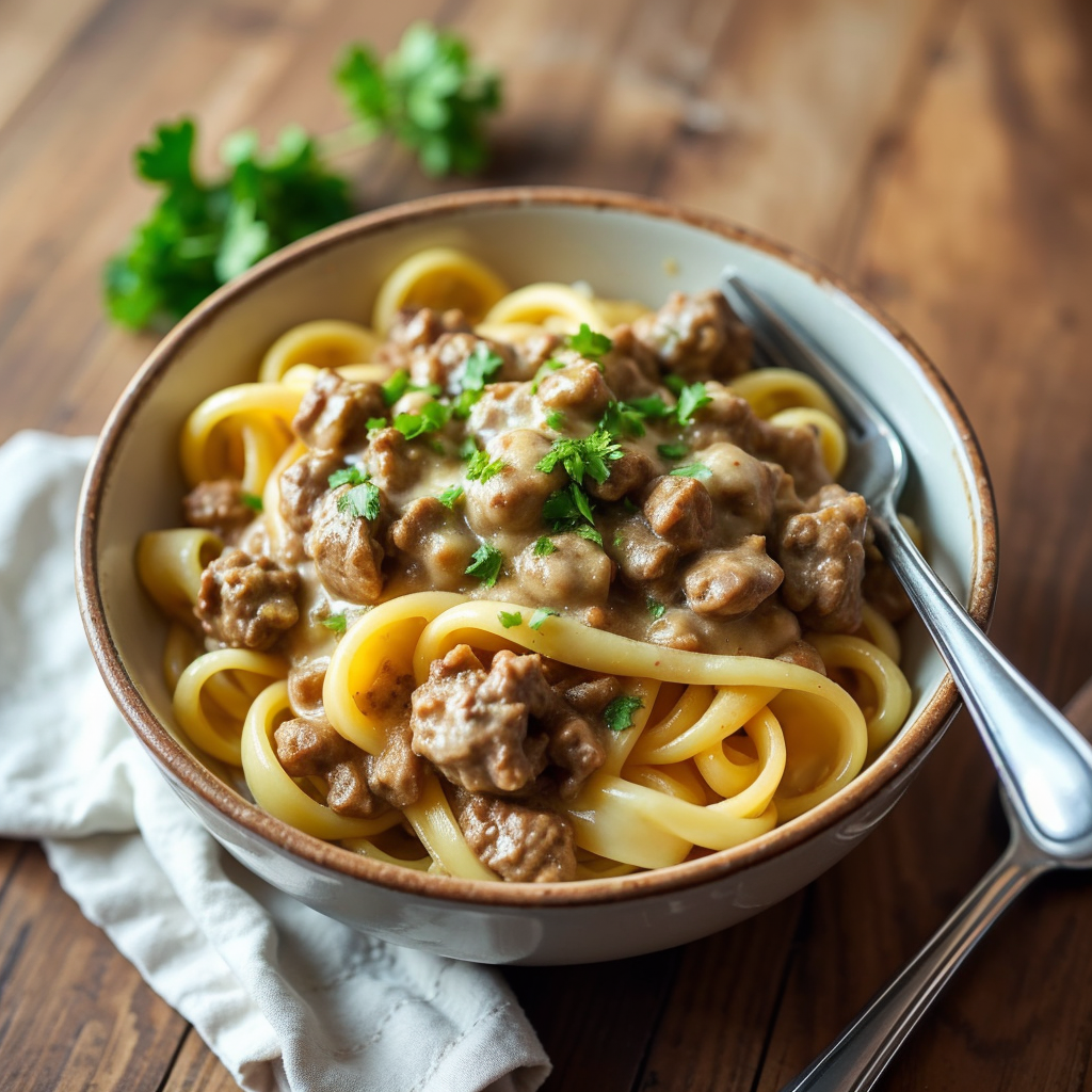 Simple Hamburger Stroganoff: A Quick and Delicious Comfort Food