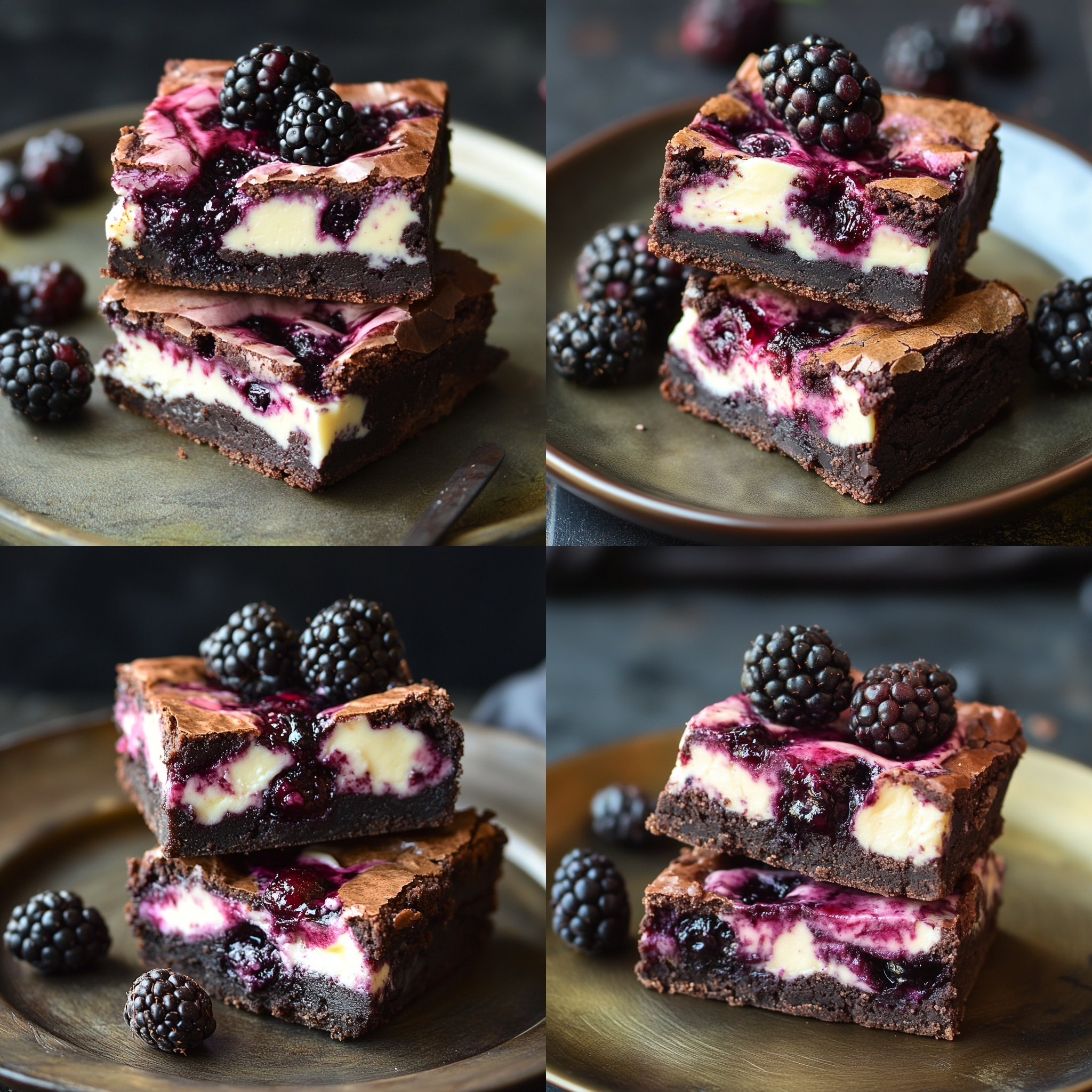 Blackberry Cheesecake Brownies: A Decadent Twist on Classic Brownies