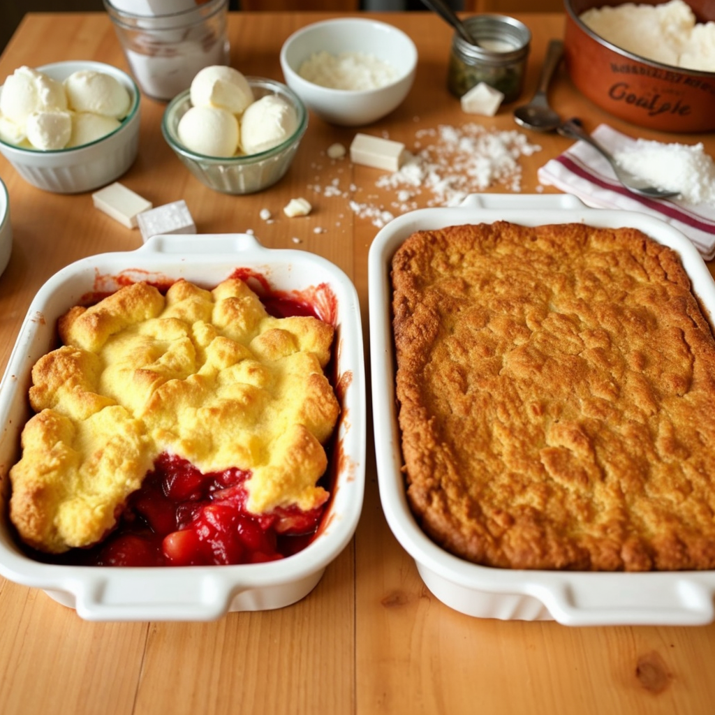 What’s the Difference Between a Dump Cake and a Cobbler?